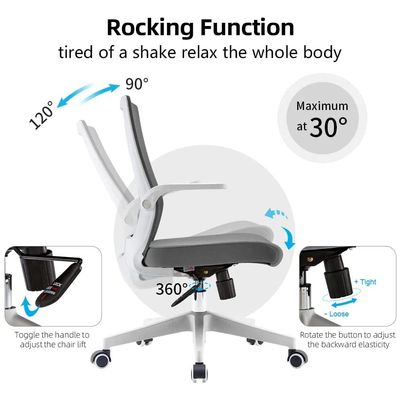 Sihoo M76-1 Height Adjustable Ergonomic Office Chair - Grey by Mahmayi